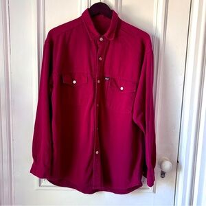 Versace Jeans Couture Vintage Men’s Long Sleeve Button Down Corduroy Shirt Large